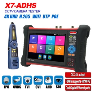 Rsrteng tester fotocamera CCTV X7-ADHS IPC AHD CVI TVI CVBS SDI 4K POE H.265 WiFi - Foto 1 di 7