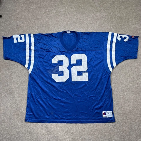 Vintage Indiana Colt Champion Football Jersey Mens XXL 2XL Edgerrin James #32 Cover