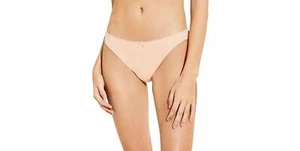 Eberjey Pima 294115 Women's Thong Underwear buff, Size S - Picture 1 of 6