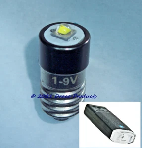 BMW Glove Box Flashlight 255 Lumen Cree XPG-2 LED Upgrade Bulb MES E10 ScrewBase - Picture 1 of 9