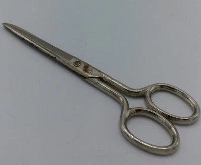 Vintage Stainless Steel Thread Scissors- 6 Inch Scissors- 3 In. Blades- Vintage! - Image 1 of 3