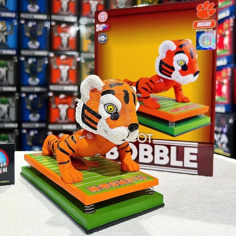 TIGER Clemson Tigers "Push Up" Mascot "Special Edition" NCAA Bobblehead Cover
