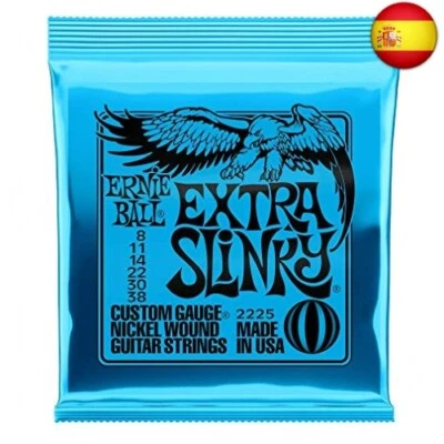 Ernie Ball P02225 - Juego de cuerdas para guitarra eléctrica, 008 - 038 - Imagen 1 de 2