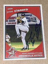 Jose Cisnero SIGNED 2009 Greeneville Astros Card Detroit Tigers RC Auto Houston