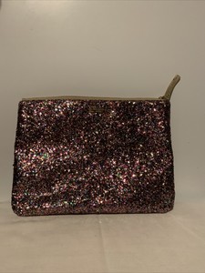 kate spade makeup bolsa glitter