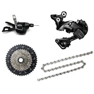 Nuevo grupo Shimano SLX M7000 1x11 velocidades MTB CS-M7000 46T RD-M8000 4 piezas - Imagen 1 de 7