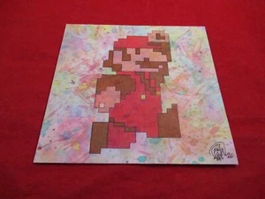 Super Mario Bros. Nintendo NES 8-Bit Style Art Print - Picture 1 of 2