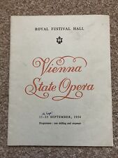 Vienna State Opera Programme 1954: SIGNED by Sena Jurinac & Emmy Loose