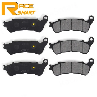 3 pares de pastillas de freno delanteras traseras para Honda CBF 1000 A/ABS 2006 2007 2008 2009 2010 Foto 1 de 4