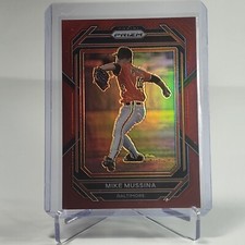 2023 Panini Prizm #271 Mike Mussina Red/199