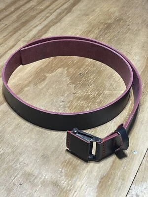 the j peterman company cinturón de cuero adulto 33 negro hombre hebilla S.rack Foto 1 de 4