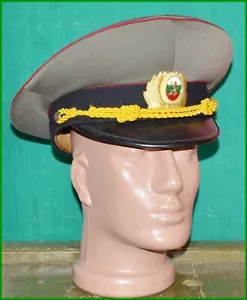 Gorra visera uniforme oficial de infantería del ejército búlgaro - Imagen 1 de 4