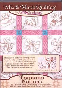 Anita Goodesign-CD ROM Máquina de Bordar Diseños NOCIONES TRAPUNTO -27 diseños - Imagen 1 de 2