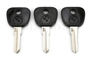 3X BMW BLANK KEYS FIT FOR 3 5 7 SERIES E12 E21 E23 E24 E28 E30 M3 M5 SKIN LOGO - Picture 1 of 5