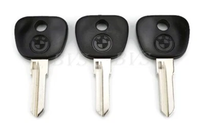 3X BMW BLANK KEYS FIT FOR 3 5 7 SERIES E12 E21 E23 E24 E28 E30 M3 M5 SKIN LOGO Foto 1 de 4
