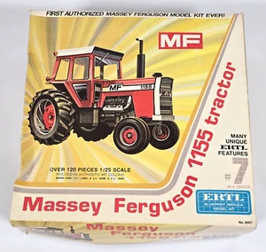 KIT MODELLINO TRATTORE ERTL MASSEY FERGUSON 1155 BLUEPRINT 1:25 n.8007 COMPLETO RARO - Foto 1 di 24