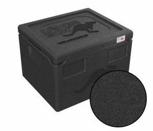 Thermobox KÄNGABOX® Warmhaltebox Isolierbox Kühlbox GN 1/2 - 19 Liter, schwarz - Bild 1 von 7