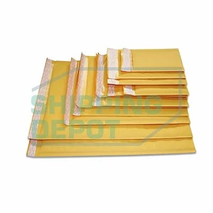 1-3,000 Kraft Bubble Mailers #0000 #000 #00 #0 #DVD #CD #1 #2 #3 #4 #5 #6 #7 - Picture 1 of 5