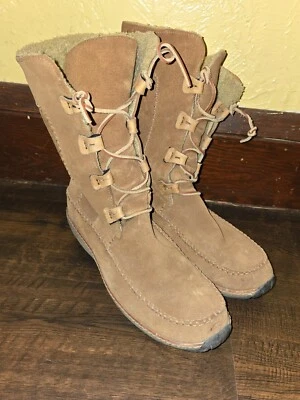 Timberland Gamuza Vellón Forrado Mocasines Botas 61671 Para Mujer Talla 9.5 M Foto 1 de 4