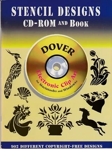 Stencil Designs CD-ROM and Book (Dover Electronic Clip Art) - Very Good - Bild 1 von 1