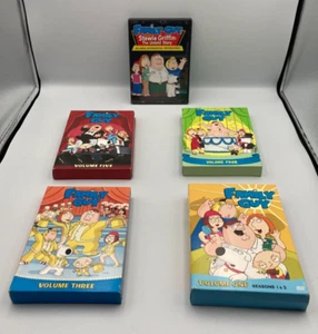 Family Guy Season DVD Box Sets Volume 1-5 & Stewie Griffin the Untold Story - Imagen 1 de 11