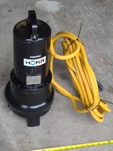 Homa Electric Submersible Sewage Pump 4.3 H.P, 1 P.H. 230VAC, TP53M54L/2/1 - Picture 1 of 13