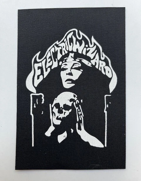 Electric Wizard Cloth Patch Sew On Badge Rock Approx 6" X 4" (CP350) - Image 1 of 1