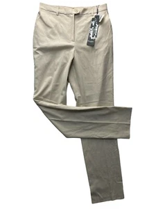 BRANDTEX Trousers Size Medium 10 Beige Womens Stretch NEW EU38 RRP £50 - Picture 1 of 10