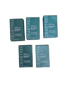 Crabtree & Evelyn feuchtigkeitsspendende HANDBADESEIFE Reisegröße 1 Unze Riegel Menge 5! - Bild 1 von 3