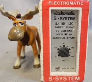 Relé de nivel de corriente Electromatic SJ 115 120 DC 30-150mV derivación externa - Imagen 1 de 5