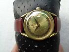 Vtg Swiss Made Titoni Airmaster Original Dial Rolled Gold Hand Winding Men Watch