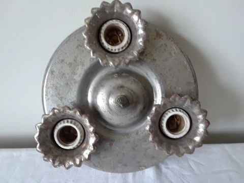 Antique Bare Bulb Flushmount Ceiling Light Cover