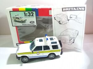 BRITAINS 1:32 SCALE POLICE LAND ROVER DISCOVERY - 9481 - BOXED