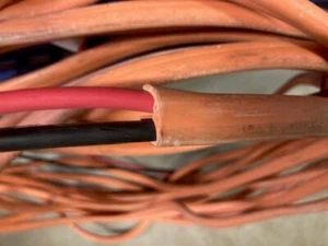 CPE Cables Orange Flat 2 Core Orange TPS 10.0mm CPE-TM 1/1.35 .6/1KV - Picture 1 of 4