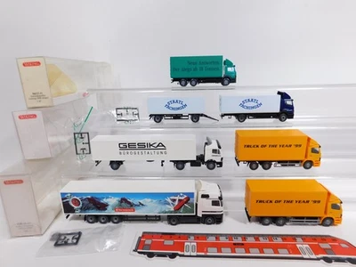 6x wiking H0 1:87 Autocarro MB 538 561 Gesika Atego Camion 99 Sg / Mint + 3x Box - Immagine 1 di 4