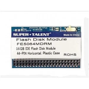 Super Talent Flash Disk Module 16 GB 44-pin IDE Horizontal SSD - Picture 1 of 1