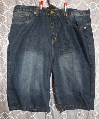 Pantalones cortos holgados para hombre Indigo 30 Denim talla 40 100 % algodón azul oscuro  Foto 1 de 4