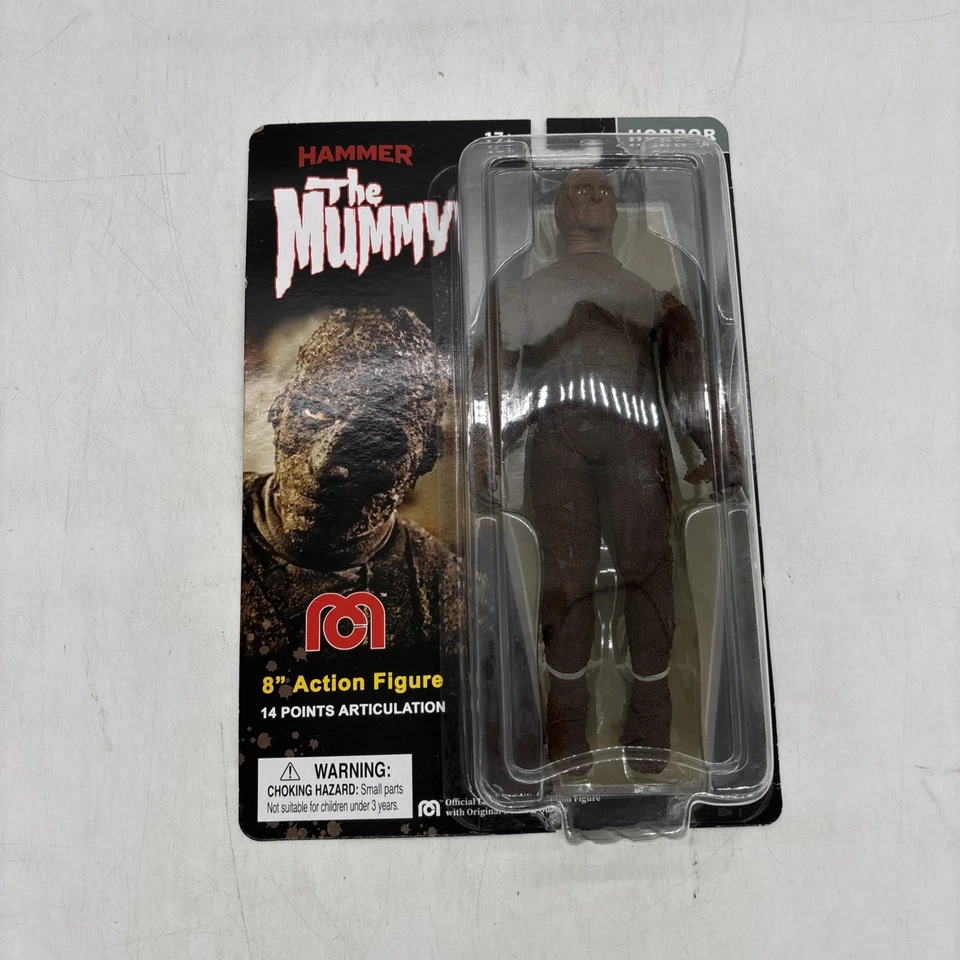 8-дюймовая фигурка MEGO Horror Series Hammer The Mummy НОВАЯ КАРТА СО СКЛАДКАМИ - Изображение 1 из 1