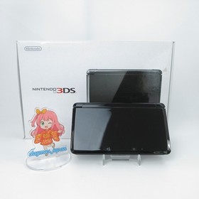 【Excellent】Nintendo 3DS Clear Black Console Japanese Edition #DEN0124/08