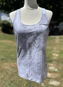 DANSKIN Racerback Tank XL Floral Print Athletic Workout Tank DANSKIN Activewear - Picture 1 of 9