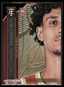 Panini 2024-25 totalmente certificado - Retratos Zaccharie Risacher #24 (RC) /249 - Imagen 1 de 2