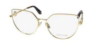 NUEVAS GAFAS ROBERTO CAVALLI VRC048 DORADAS 0400 MUJER METAL Y PLÁSTICO 56-16-145 - Imagen 1 de 8