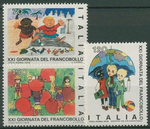 Italien 1979 Tag der Briefmarke Kinderzeichnungen 1679/81 postfrisch - Picture 1 of 1