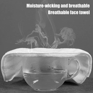 Asciugamano Viso Maschere Impacco Caldo Riutilizzabile Vaporiera Viso Asciugamano U7A0 - Foto 1 di 15