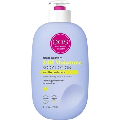 eos Shea Better Body Lotion- Vanilla Cashmere 24-Hour Moisture Skin Care Ligh... - Image 1 of 4