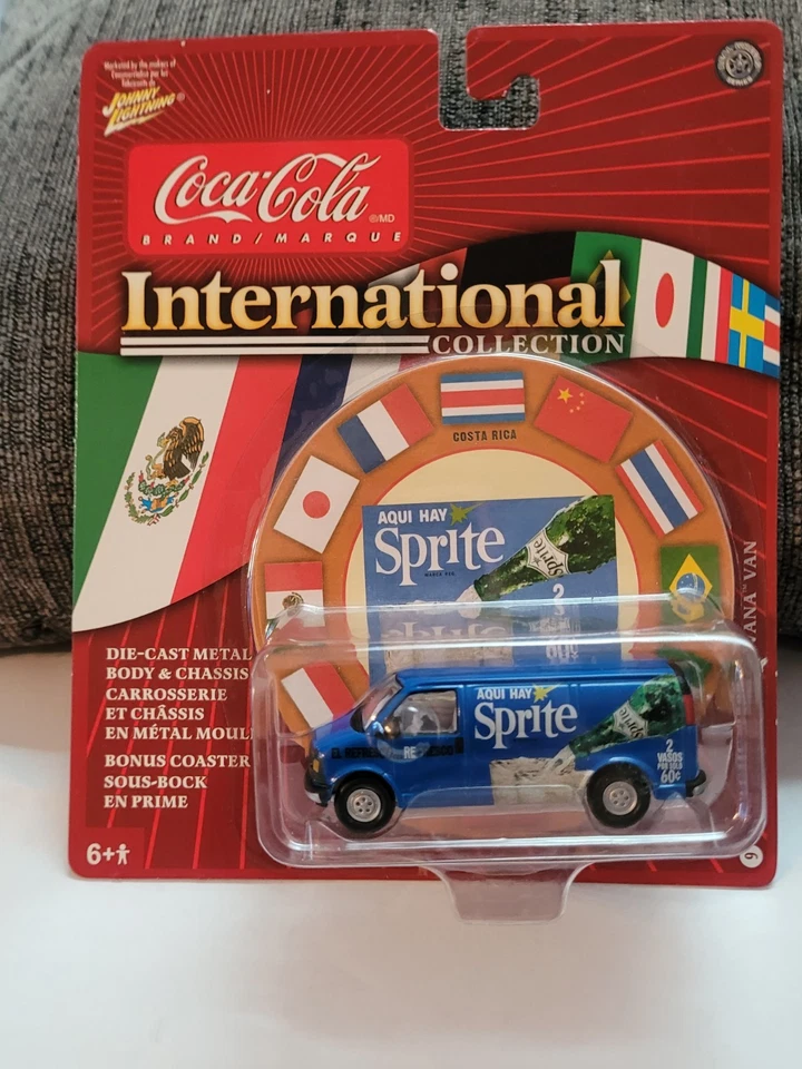 Johnny lightning WL  COCA COLA INTERNATIONAL  SPRITE 1999 GMC 2500 SAVANA VAN - Image 1 of 4