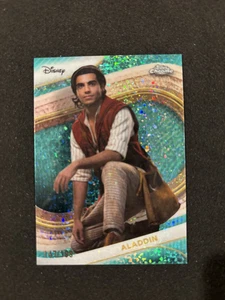 2025 Topps Chrome Disney Aladdin Aqua Diamond Refractor #187 Aladdin 147/ 199 - Picture 1 of 2