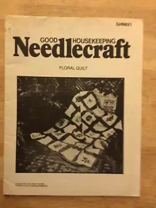 Uncut Good Housekeeping Needlecraft Floral Quilts 1978, GHN 821, GC - Picture 1 of 4