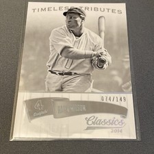 2014 Panini Classics Timeless Tributes Silver /149 Hack Wilson #58 HOF Cubs