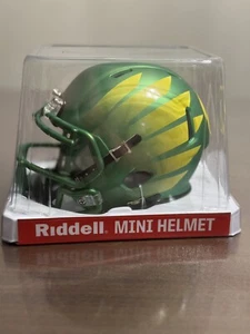 OREGON DUCKS NCAA Riddell SPEED Authentic MINI Football Helmet - Picture 1 of 4